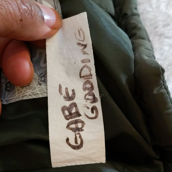 Athletic Works| Green Puffer Vest with Orange Top and Pockets - Picture 12 of 12